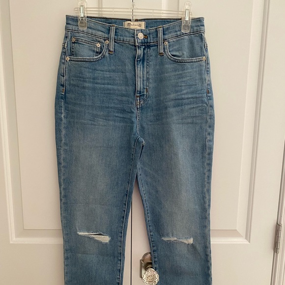 Madewell High-Rise Slim Boyjean - Picture 2 of 10